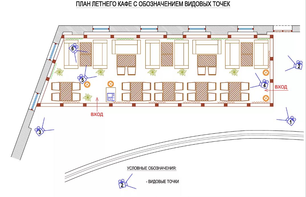 Проект летнего кафе для согласования